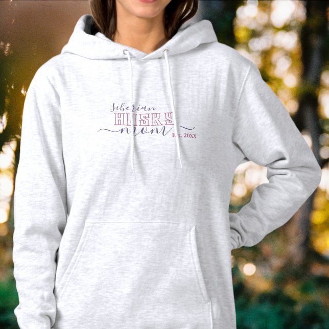 Sudadera La madre siberiana Husky con el año (Subido por el creador)
