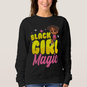 Sudadera La magia del Chica negro inspiró a los niños negro