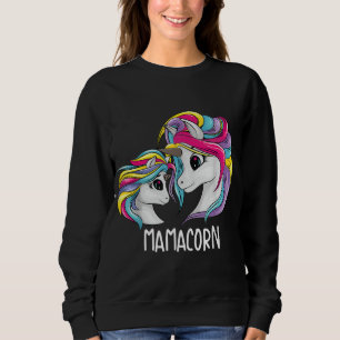 Sudadera La Mamá Cute Bebé Mamá Unicorn Graciosa Regalo Mam