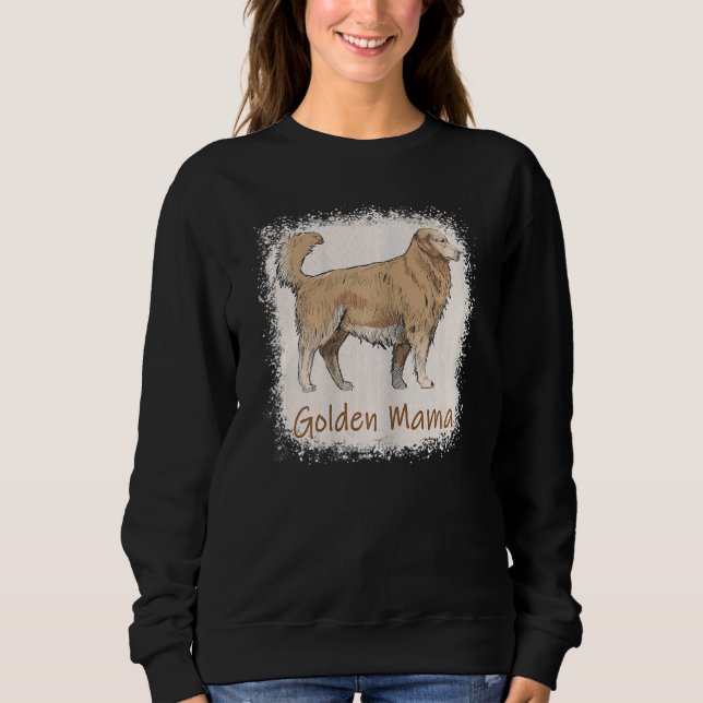 Sudadera La mamá dorada blanqueada podadora de oro (Anverso)