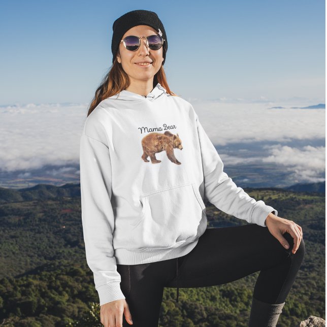 Sudadera La mamá rústica lleva el día de la madre (Subido por el creador)