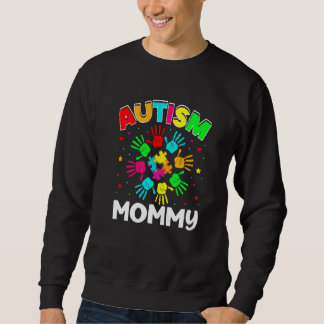 Sudadera La mami autista apoya el autismo familiar