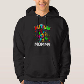 Sudadera La mami autista apoya el autismo familiar