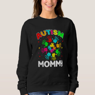 Sudadera La mami autista apoya el autismo familiar