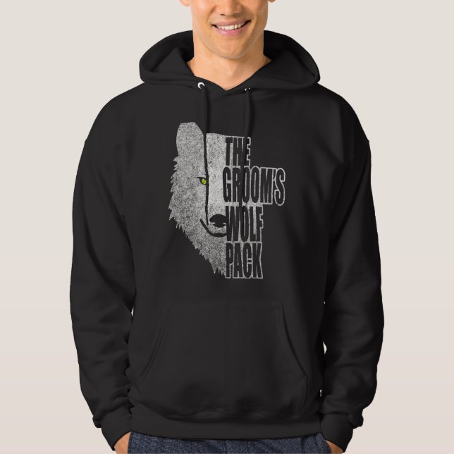 Sudadera ¡La manada de lobos del novio! Despedida de solter (Anverso)