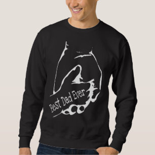 Sudadera La Mano Del Hijo Y El Padre Mejor Padre Que Nunca