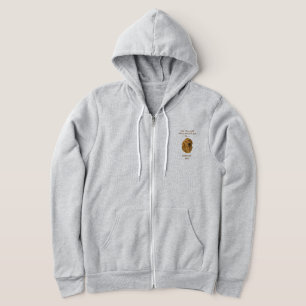 Sudadera La mano del recuperador de oro dibujó arte digital