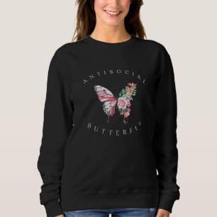Sudadera La mariposa anti-colorida y la moda sarcástica ent