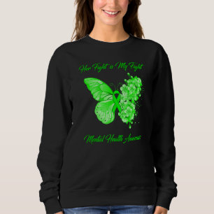 Sudadera La mariposa en su lucha es mi lucha contra la salu
