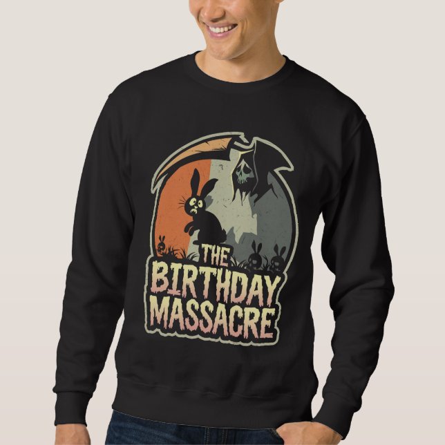 Sudadera La masacre de Cumpleaños, Grim Reaper (Anverso)
