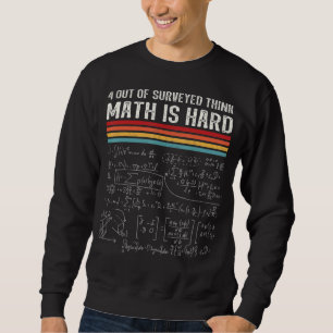 Sudadera La matemática es dura matemática matemática matemá
