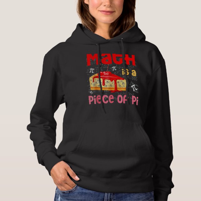 Sudadera La Matemática Es Una Pieza De Pie Math Pi Day Niño (Anverso)