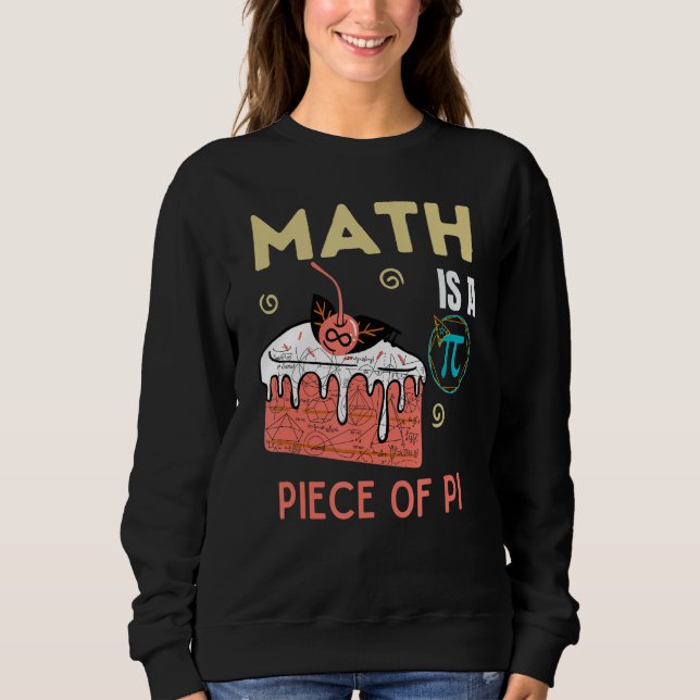 Sudadera La Matemática Es Una Pieza Del Día Pi Pi Para Los  (Anverso)