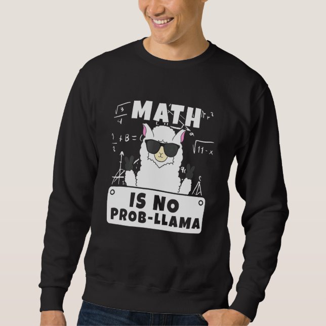 Sudadera La matemática no es prob. (Anverso)