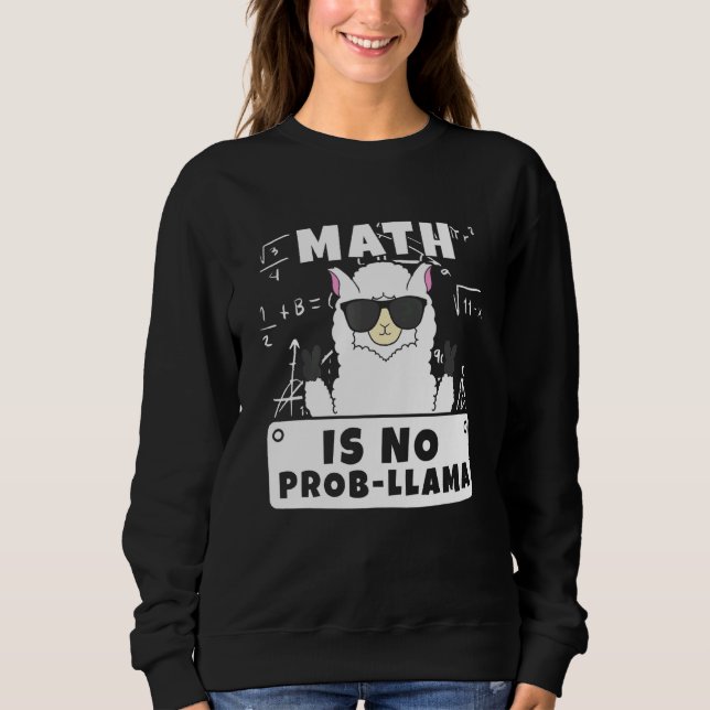 Sudadera La matemática no es prob. (Anverso)