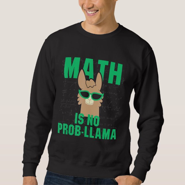 Sudadera La matemática no es problema del problema de la di (Anverso)