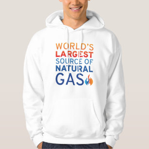 Sudadera La mayor fuente mundial de gas natural