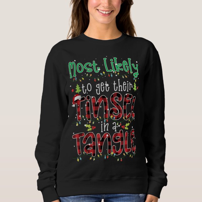 Sudadera La Mayoría De Las Probabilidades De Que Las Xmas D (Anverso)