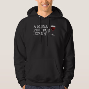 Sudadera La mega pinta de vino de moda no es una hora feliz
