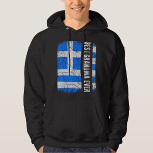 Sudadera La mejor abuela griega que jamás haya sido el día 