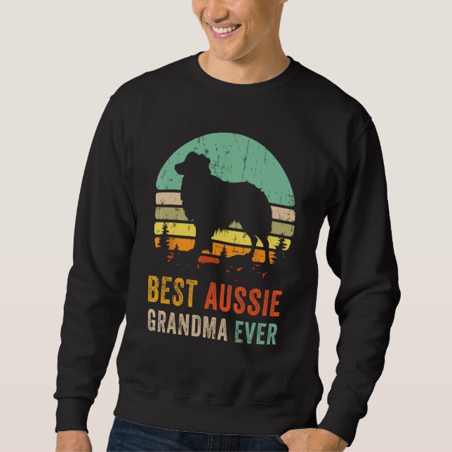 Sudadera La mejor abuela jamás obsequia a la madre australi (Anverso)