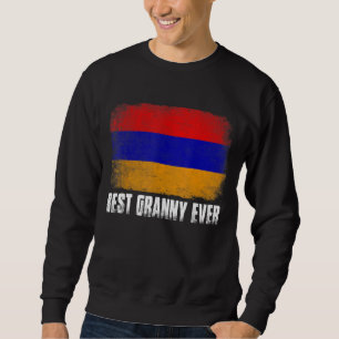 Sudadera La mejor abuela que jamás haya visto mujeres retro