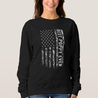 Sudadera La mejor amapola de hombre jamás Bandera americana