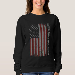 Sudadera La mejor bandera de Estados Unidos gruñida para el