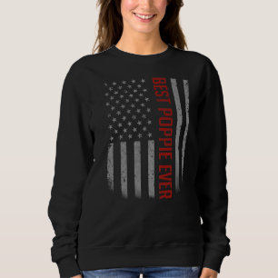 Sudadera La mejor bandera de Estados Unidos para el padre