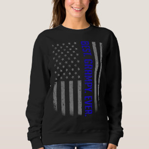 Sudadera La mejor bandera norteamericana para padre