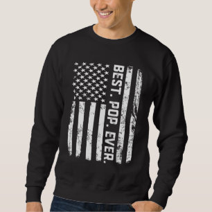 Sudadera La mejor bandera norteamericana vintage de la hist