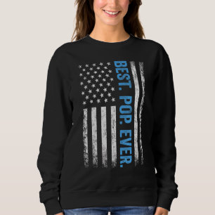 Sudadera La mejor bandera norteamericana vintage de la hist
