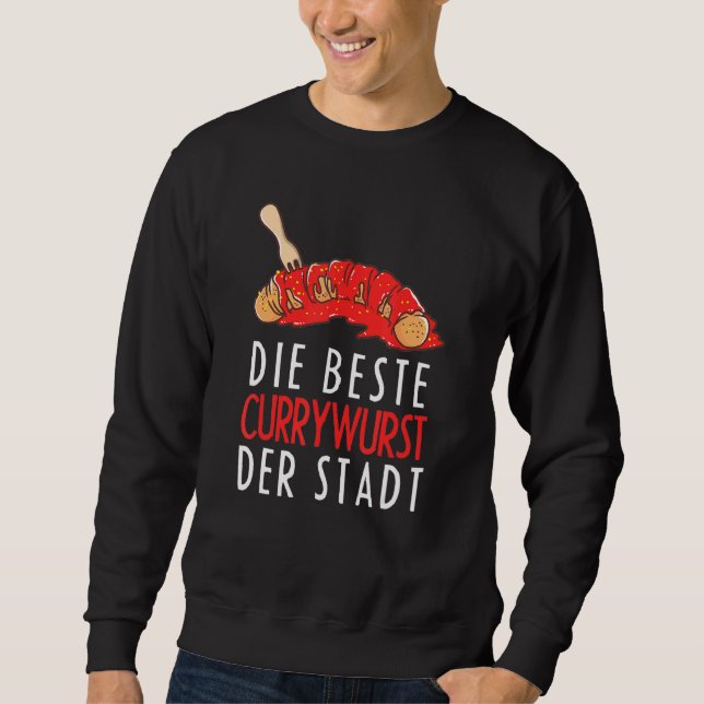 Sudadera La mejor caja de aperitivos de currywurst Der Stad (Anverso)