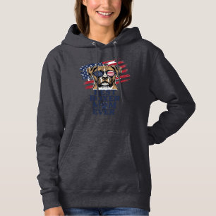Sudadera La mejor camiseta patriótica para mamá de Boxer ja