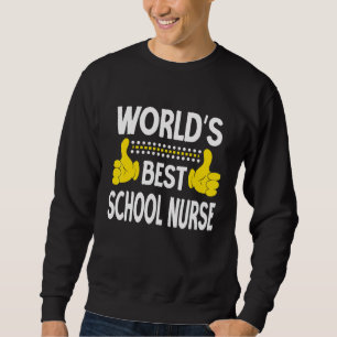 Sudadera La mejor carrera profesional de enfermería de escu