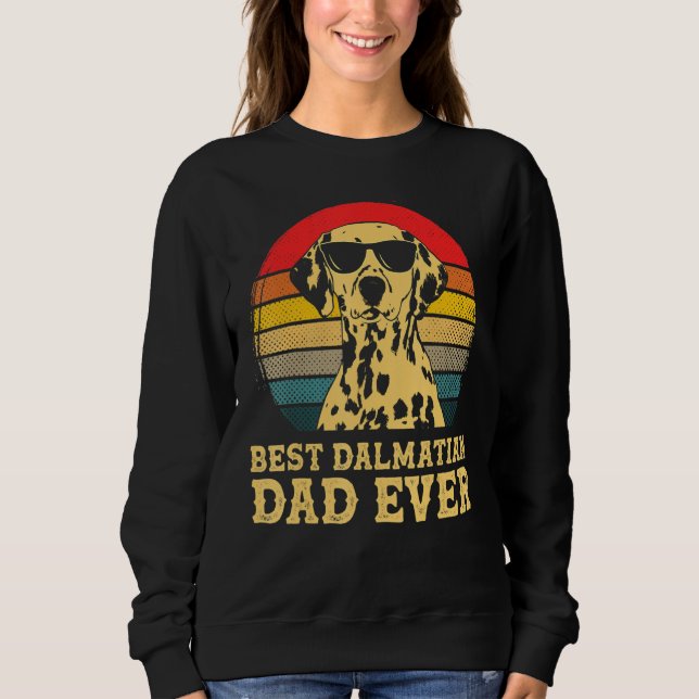 Sudadera La mejor cosecha retro de perro de Dalmacia (Anverso)