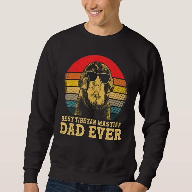 Sudadera La mejor cosecha tibetana de mastiff Dad (Anverso)