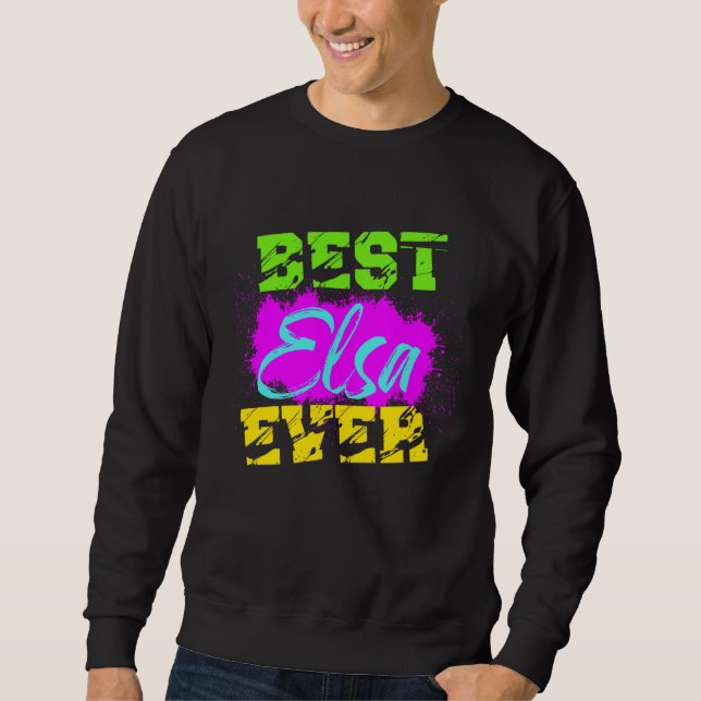 Sudadera La mejor Elsa de todas (Anverso)