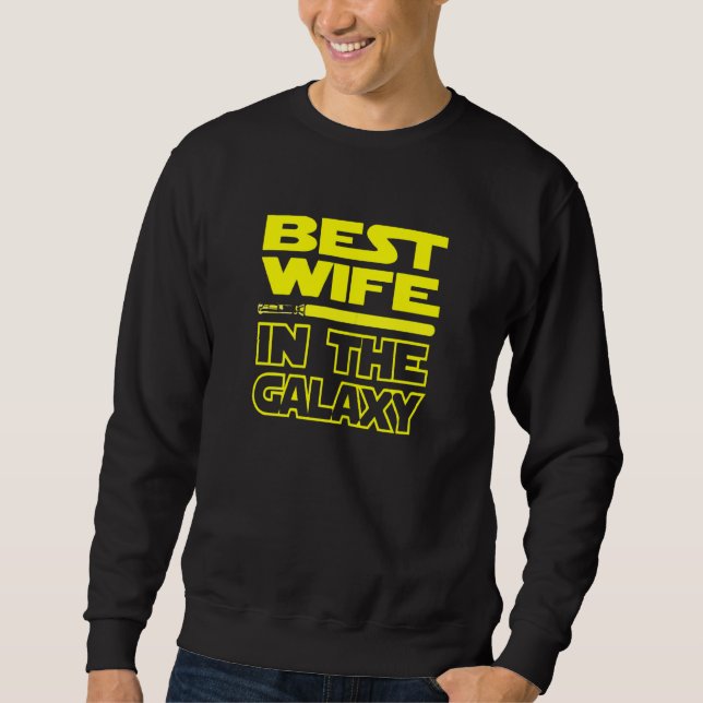 Sudadera La Mejor Esposa De La Galaxia 1 (Anverso)