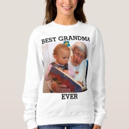 Sudadera La mejor foto de la abuela Personalizado crear la 
