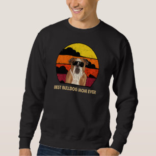 Sudadera La mejor madre de Bulldog del Bulldog, mamá Tee Bu