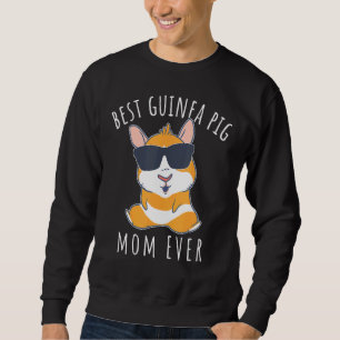 Sudadera La mejor madre de cerdo guineana jamás llora a mam
