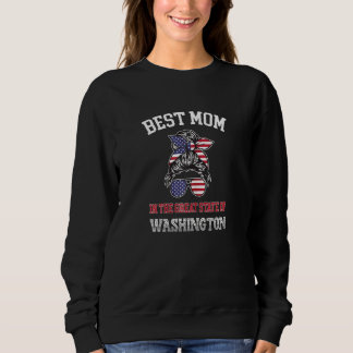 Sudadera La Mejor Madre De Las Mujeres En Washington, El Gr