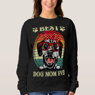 Sudadera La mejor madre de perro de la época de Dalmacia
