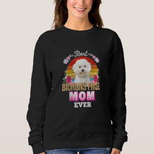 Sudadera La mejor madre de perro del mundo Bichons Frise Fl