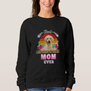 Sudadera La mejor madre de perro del mundo Labrador recuper