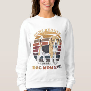 Sudadera La mejor madre del perro beagle jamás