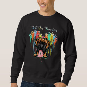 Sudadera La mejor madre del perro del mundo del corazón