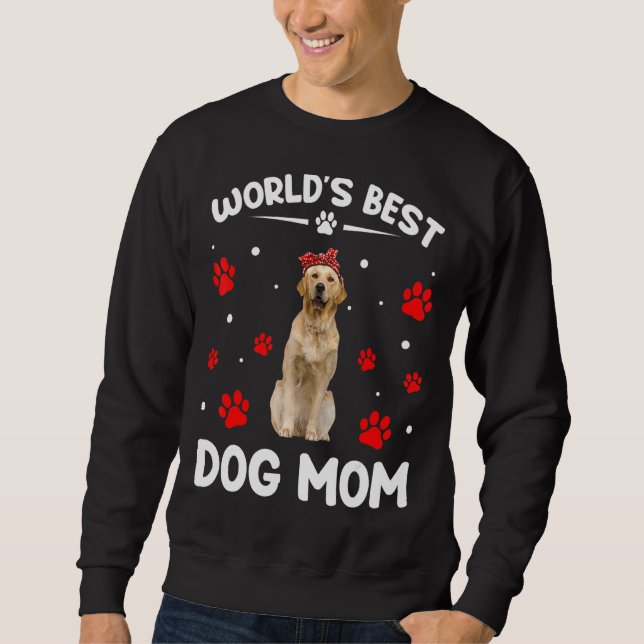 Sudadera La mejor madre del perro del mundo, una madre dive (Anverso)