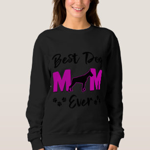 Sudadera La mejor madre del perro doberman, nunca 114